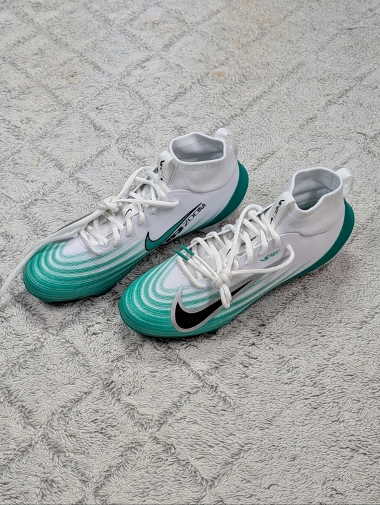 Nike Air Zoom Vapor Pro 1 White Stadium Green Football Cleats Mens 8 HM8850-100 main image 6